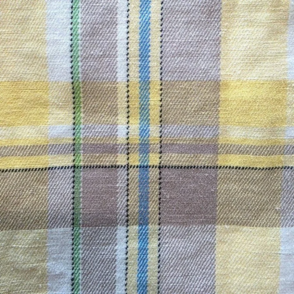 Aeropostale Y2K Preppy Casual Yellow Gray Plaid Cotton Casual Shorts Men's Sz 36 - Picture 6 of 6